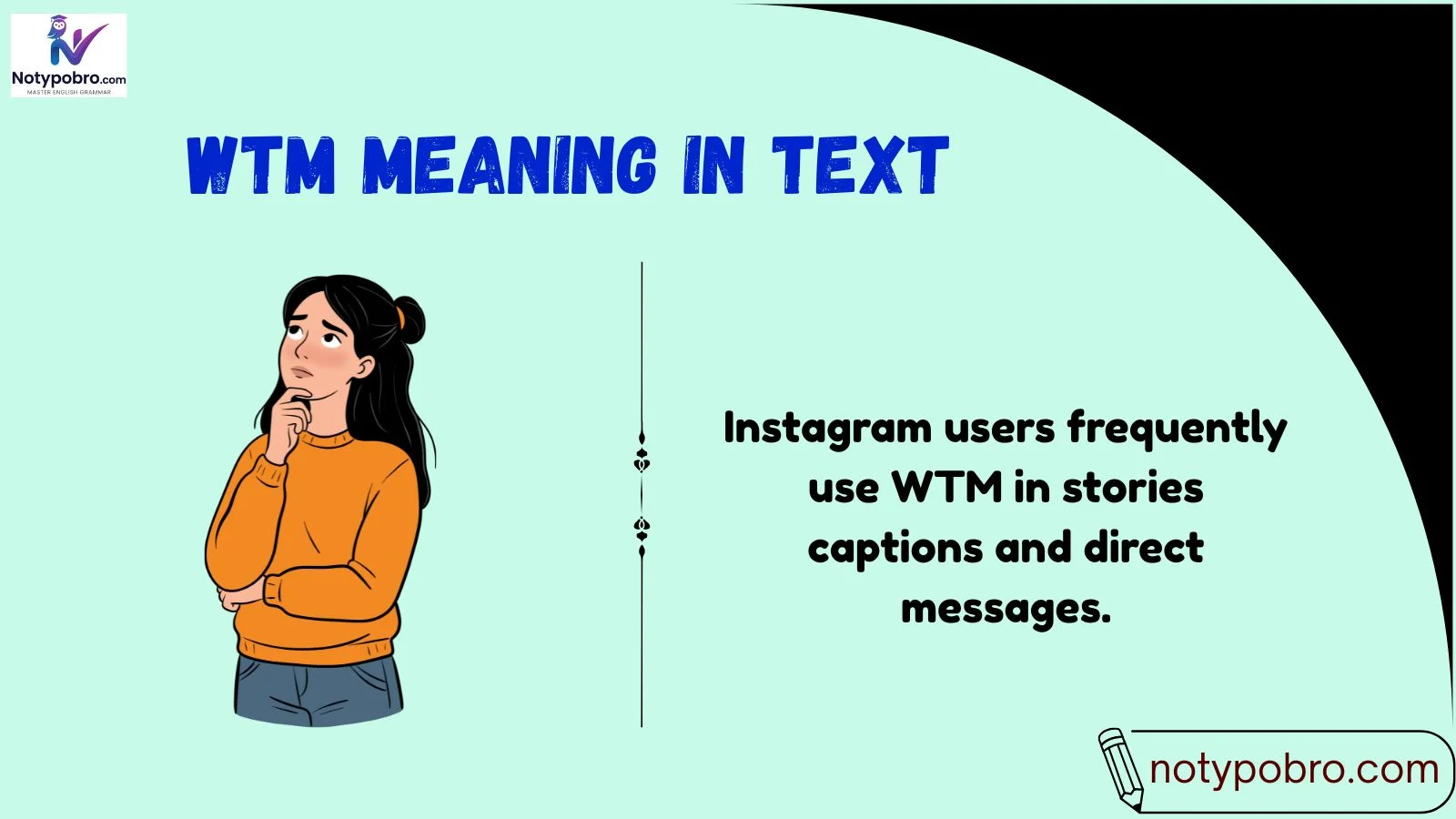 wtm meaning in text