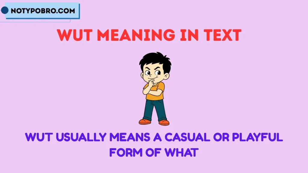 Wut Meaning in Chat From a Girl
