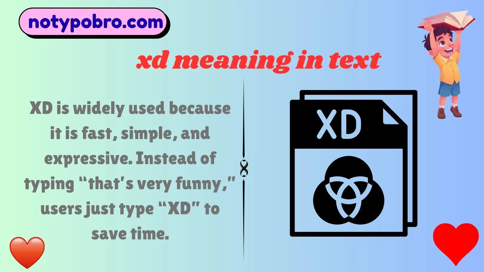 xd meaning in text