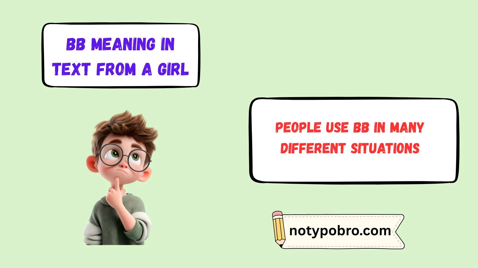 bb meaning in text from a girl