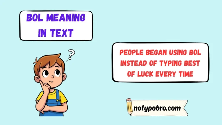bol meaning in text