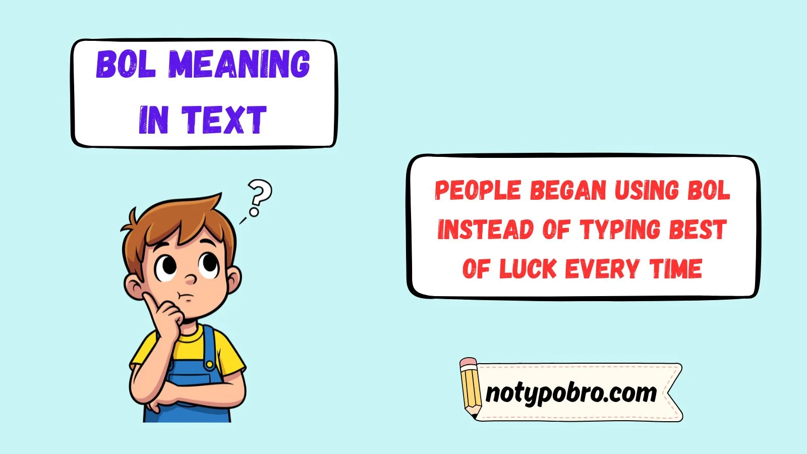bol meaning in text