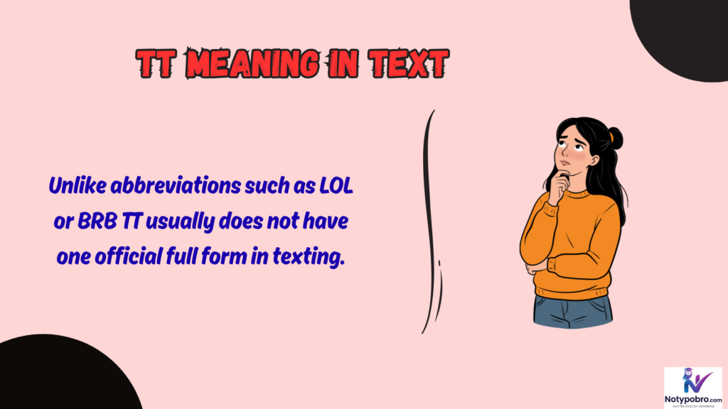 Full Form, Stands For & Short Meaning of TT