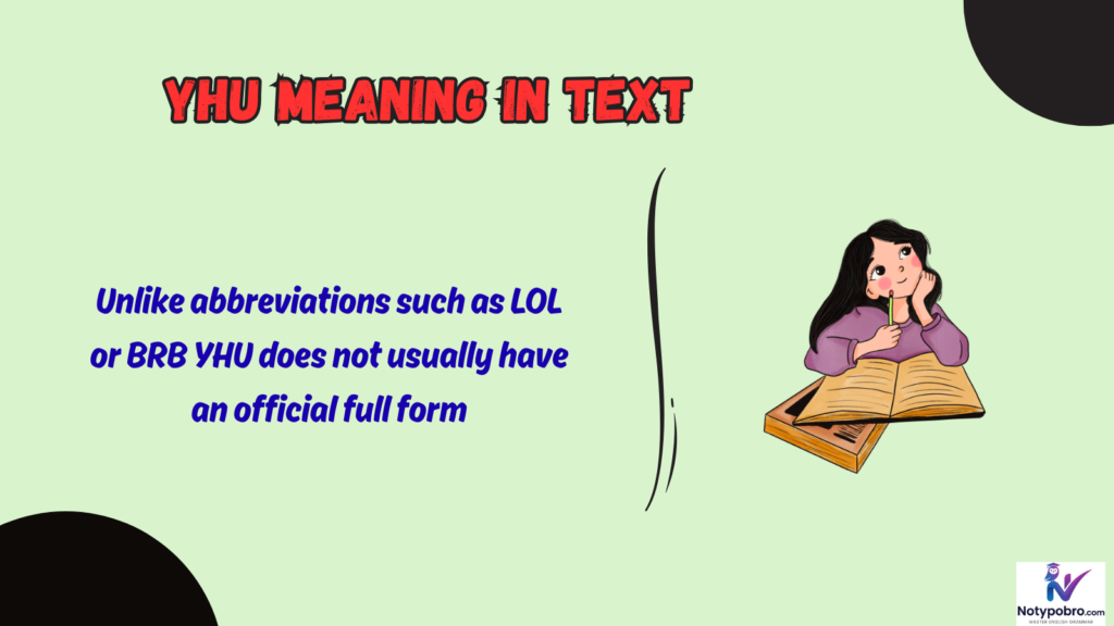 Full Form, Stands For & Short Meaning of YHU