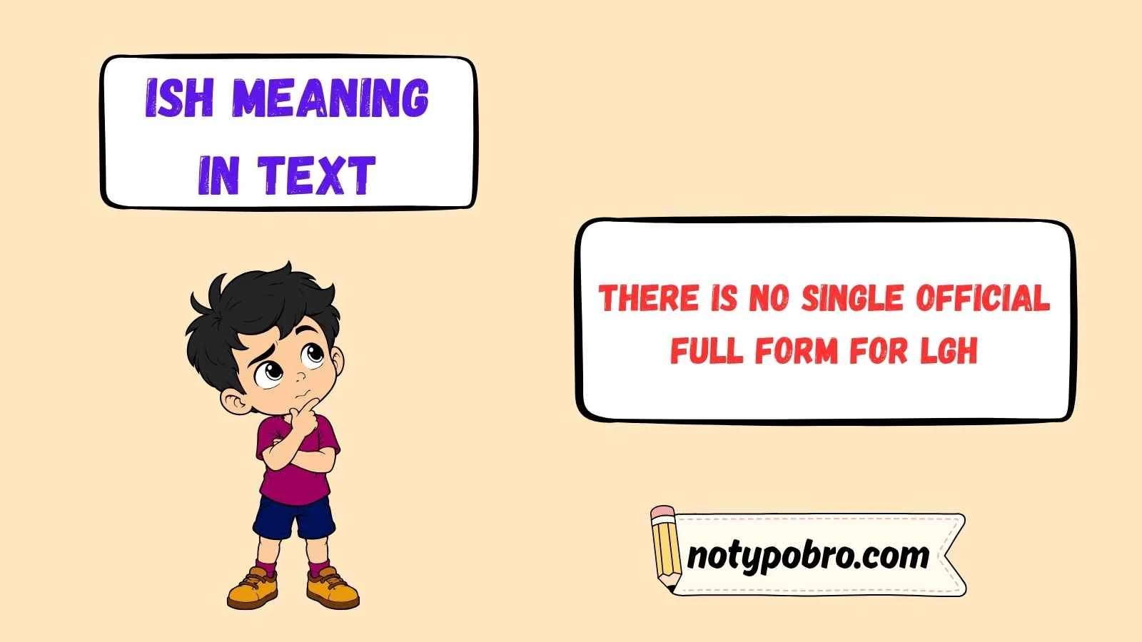 ish meaning in text