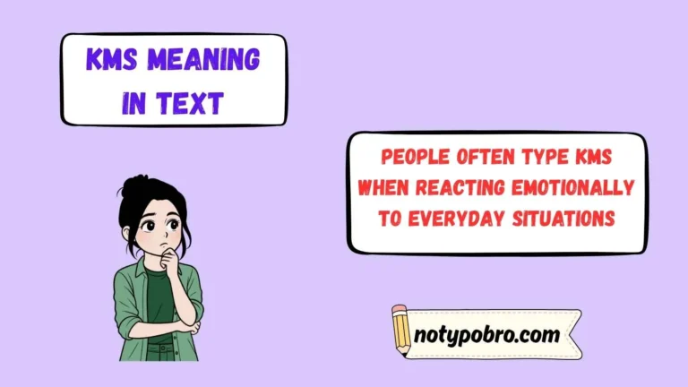 kms meaning in text