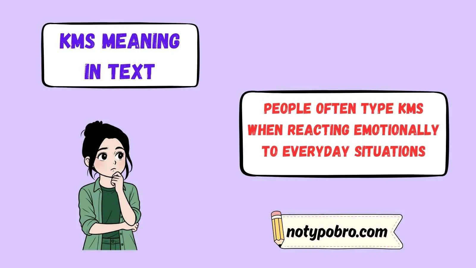 kms meaning in text