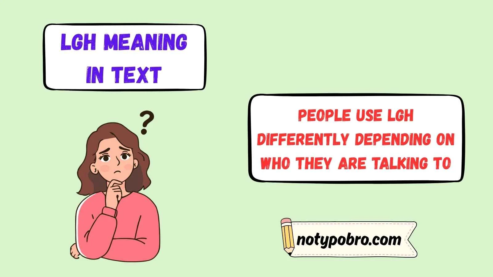 lgh meaning in text
