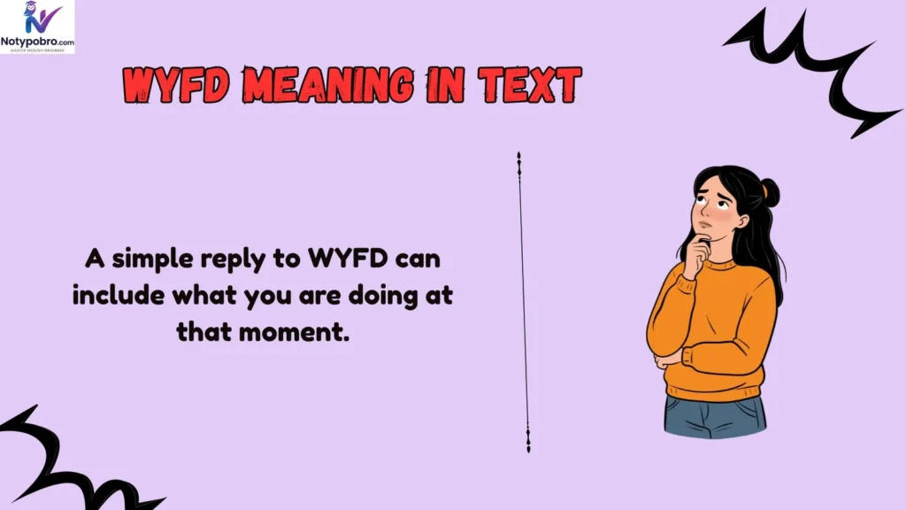 Meaning of WYFD in Texting
