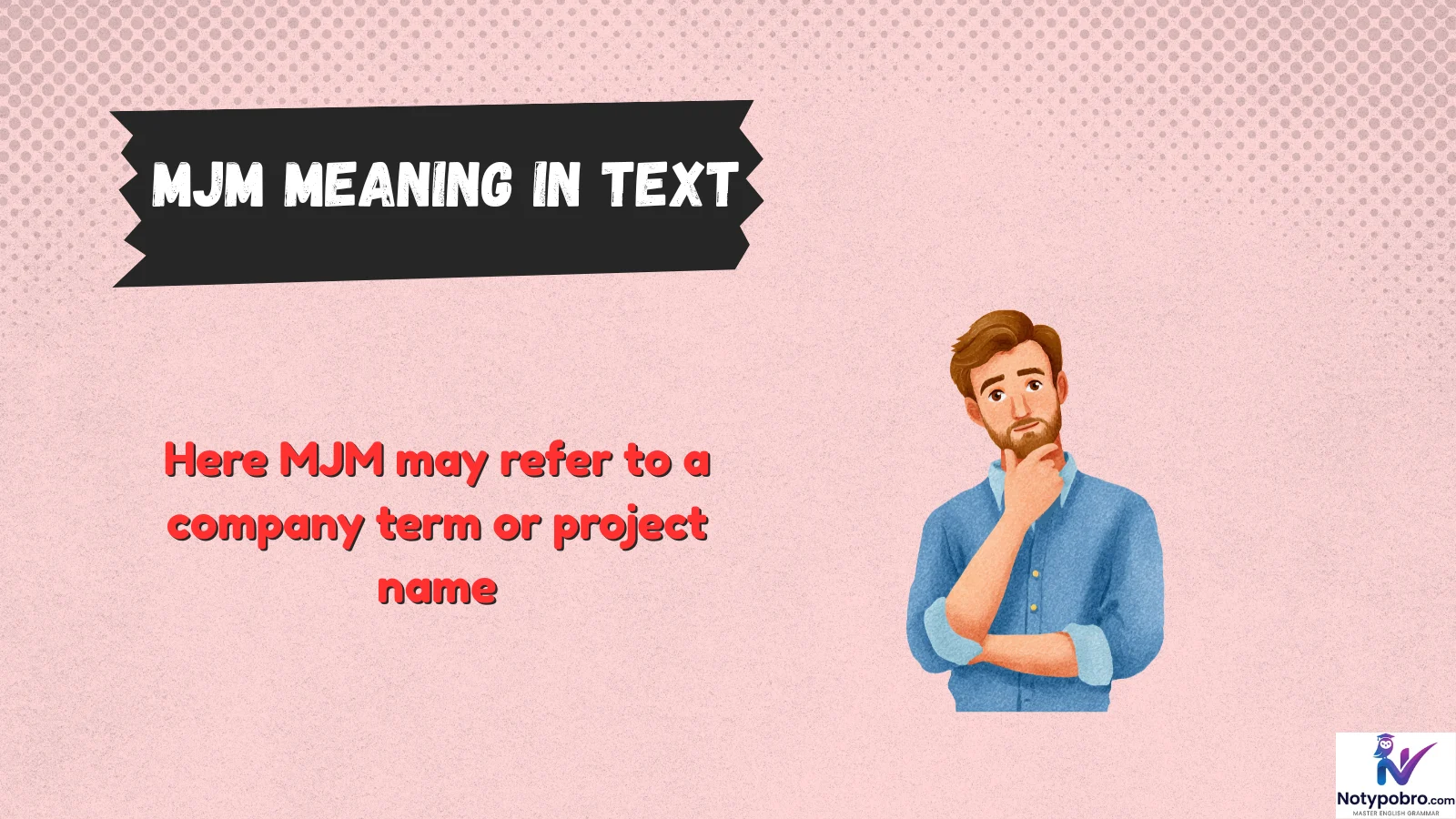 mjm meaning in text