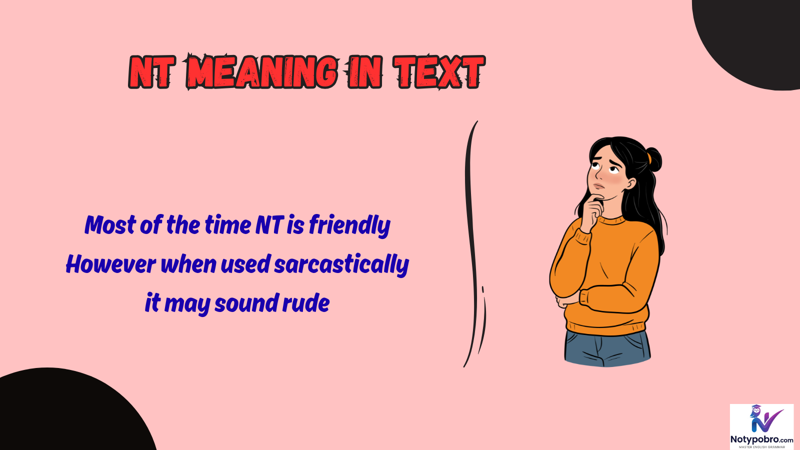 nt meaning in text