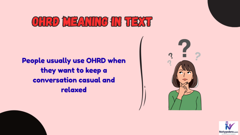 ohrd meaning in text