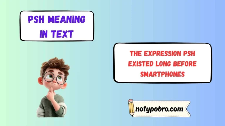 psh meaning in text