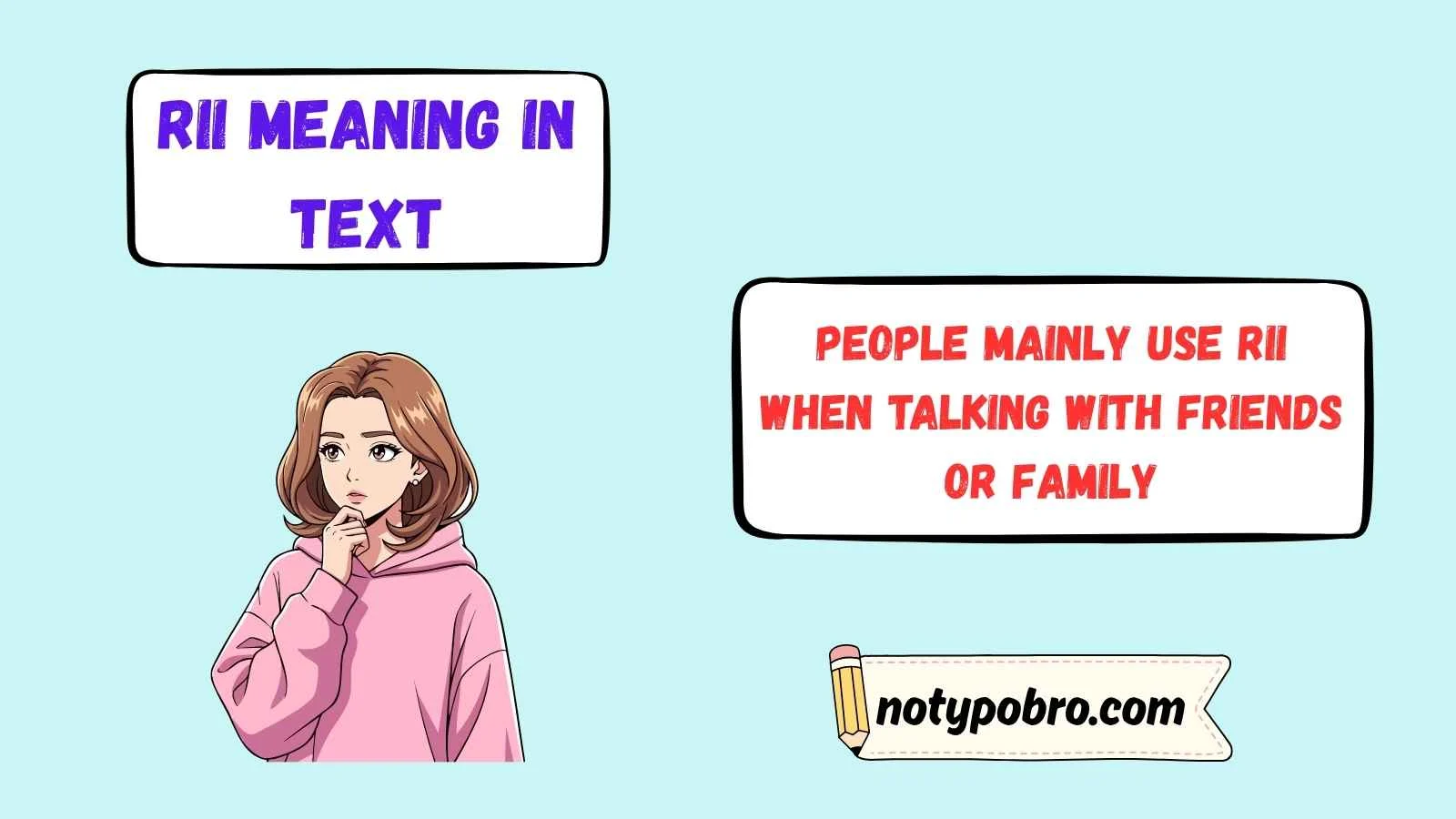 rii meaning in text