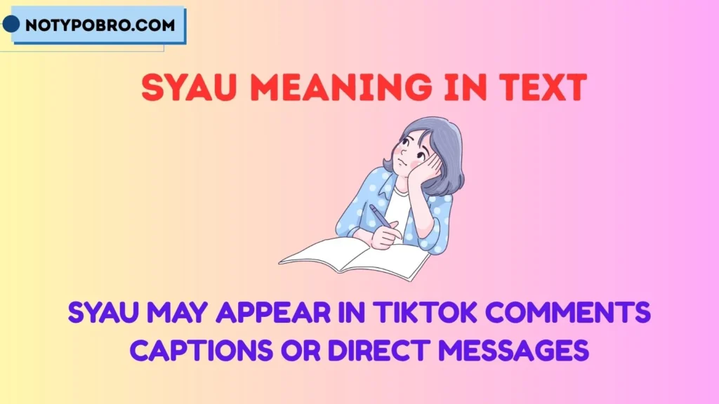 Syau Meaning in TikTok