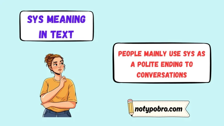 sys meaning in text