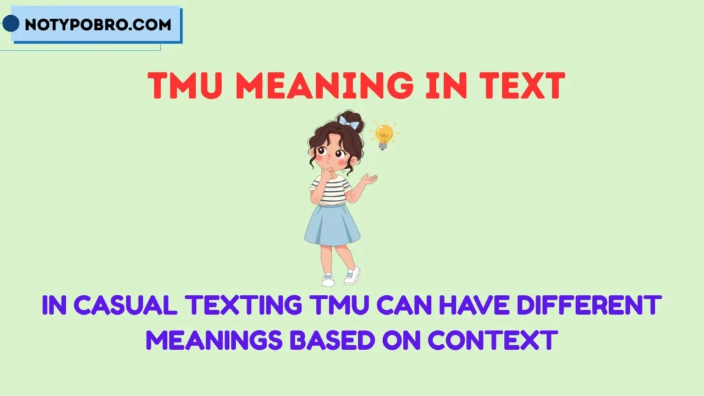 TMU Meaning in Text From a Boy