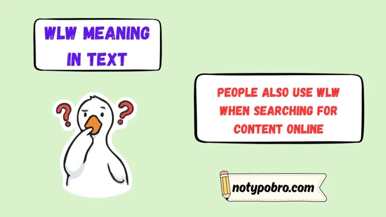 wlw meaning in text