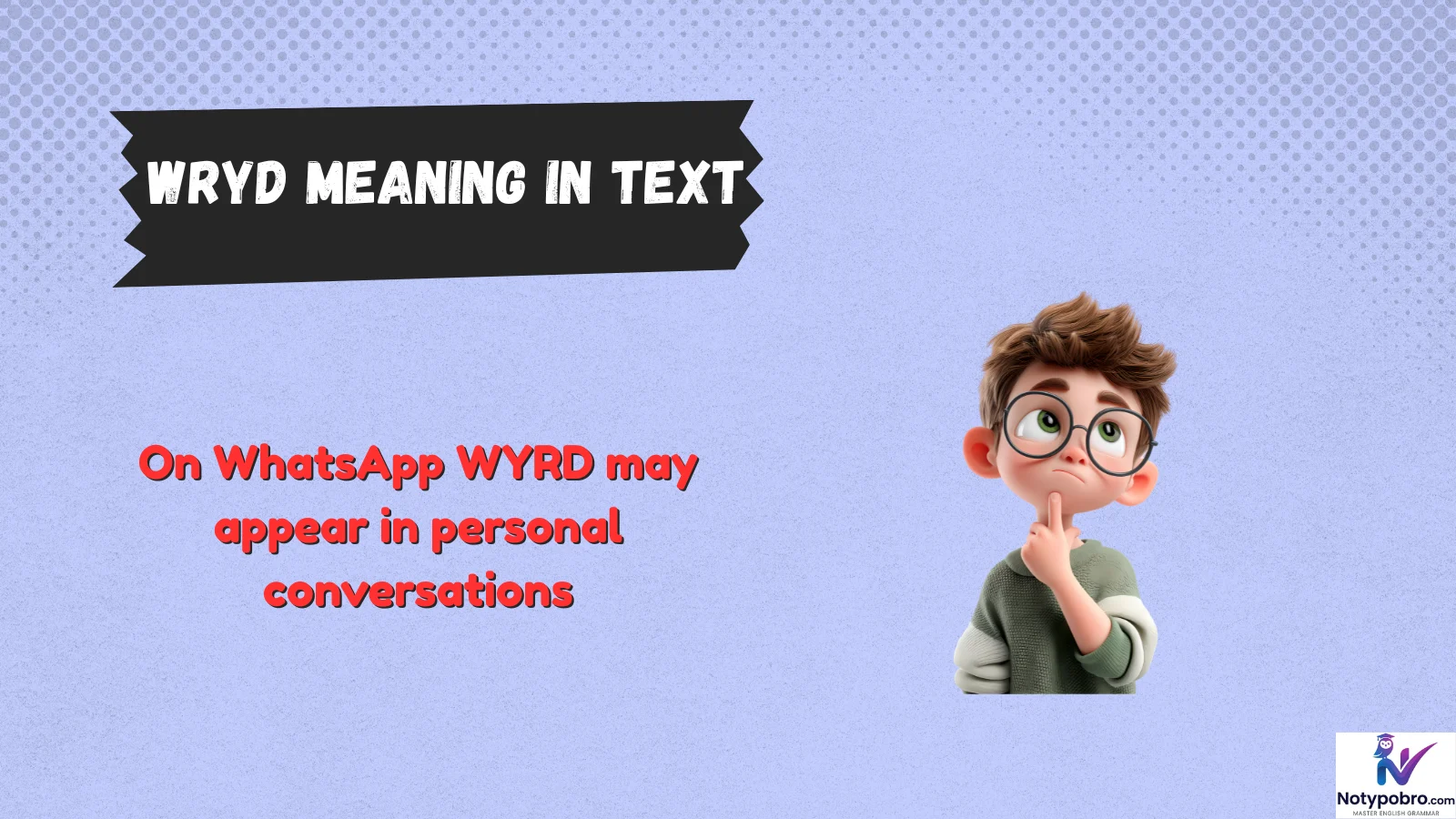 wryd meaning in text