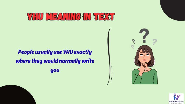 yhu meaning in text