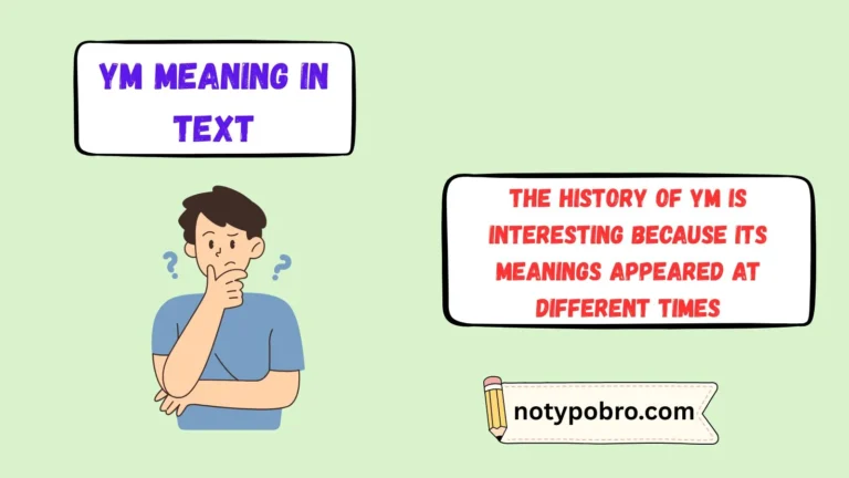 ym meaning in text