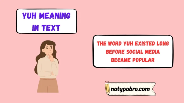 yuh meaning in text