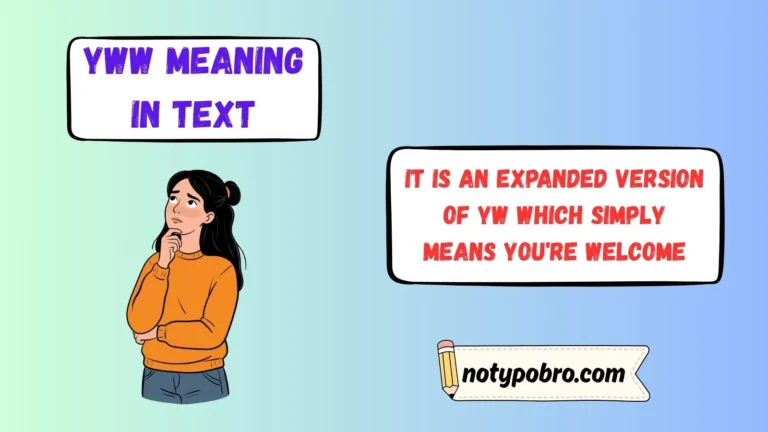 yww meaning in text
