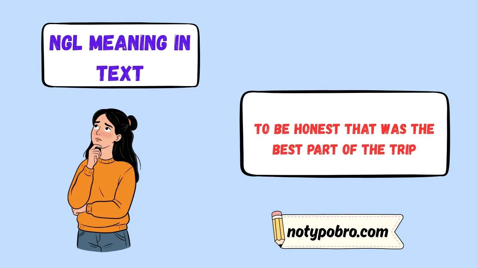 ngl meaning in text