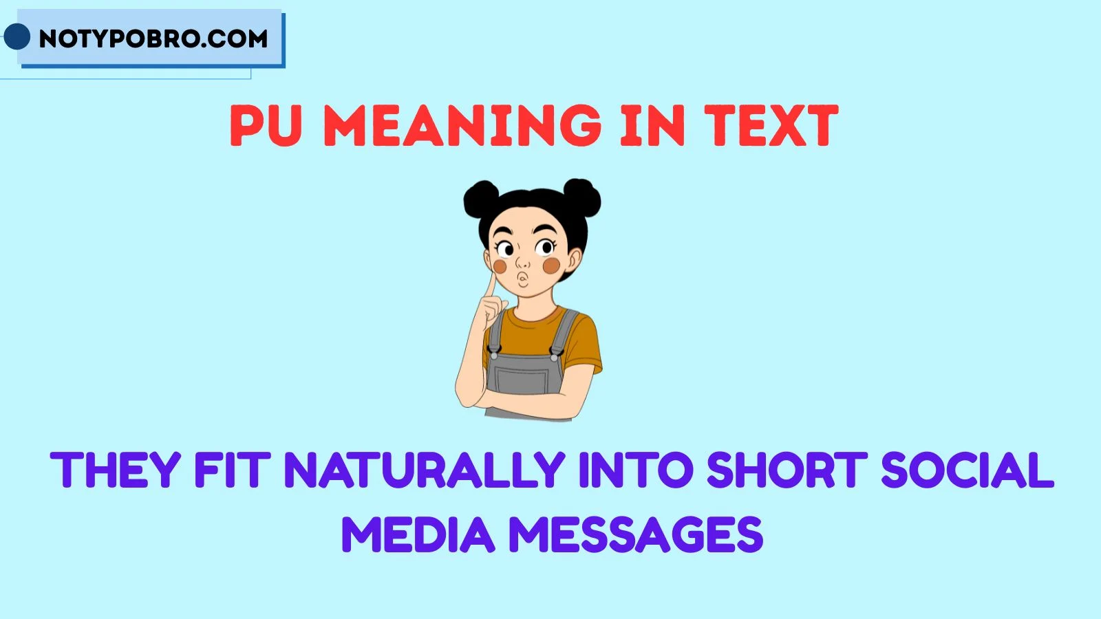 pu meaning in text