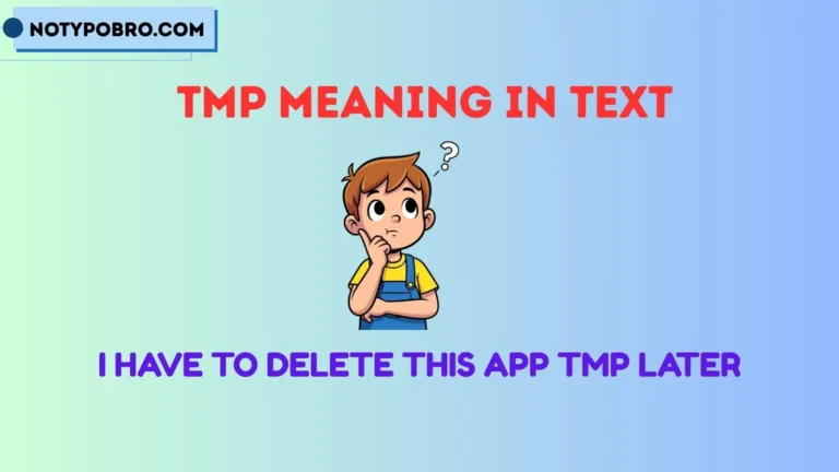 tmp meaning in text